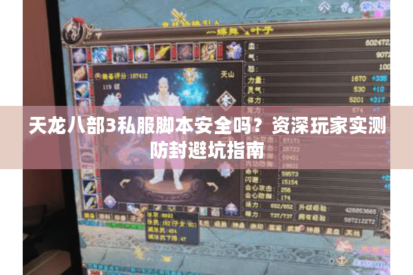 天龙八部3私服脚本安全吗？资深玩家实测防封避坑指南