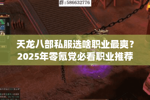 天龙八部私服选啥职业最爽？2025年零氪党必看职业推荐