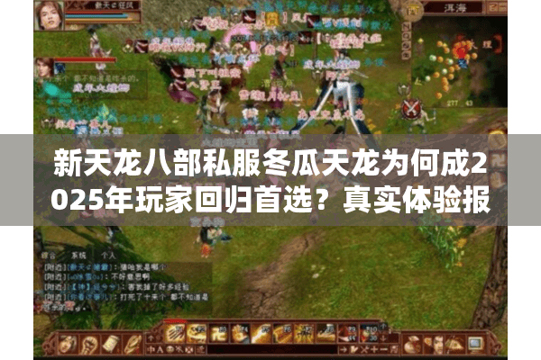 新天龙八部私服冬瓜天龙为何成2025年玩家回归首选？真实体验报告揭秘