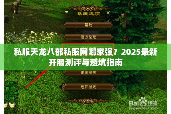 私服天龙八部私服网哪家强？2025最新开服测评与避坑指南