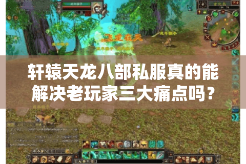 轩辕天龙八部私服真的能解决老玩家三大痛点吗？深度测评2025新开服务器