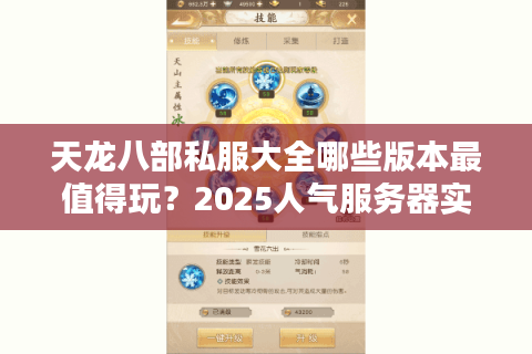 天龙八部私服大全哪些版本最值得玩？2025人气服务器实测推荐