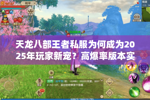 天龙八部王者私服为何成为2025年玩家新宠？高爆率版本实测揭秘