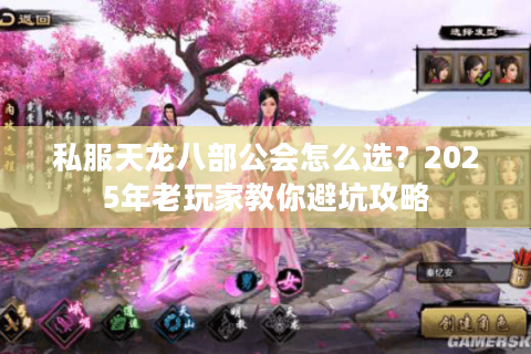 私服天龙八部公会怎么选？2025年老玩家教你避坑攻略