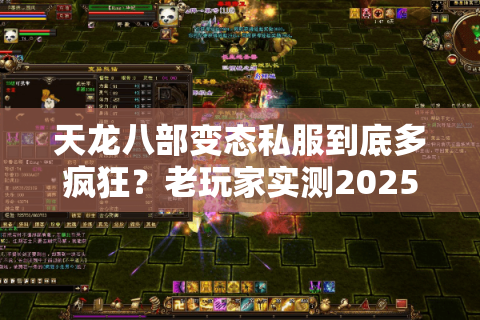 天龙八部变态私服到底多疯狂？老玩家实测2025新服爆率真相