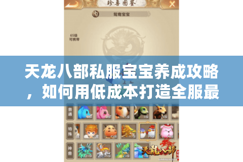 天龙八部私服宝宝养成攻略,如何用低成本打造全服最强珍兽?间留空行) 天龙八部私服宝宝养成攻略,如何用低成本打造全服最强珍兽?间留空行)