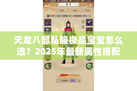 天龙八部私服极品宝宝怎么选？2025年最新属性搭配全解析