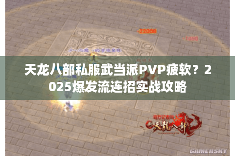 天龙八部私服武当派PVP疲软？2025爆发流连招实战攻略