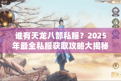 谁有天龙八部私服？2025年最全私服获取攻略大揭秘