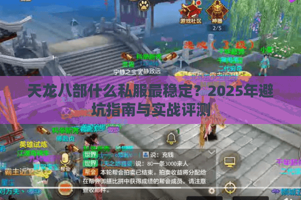 天龙八部什么私服最稳定？2025年避坑指南与实战评测