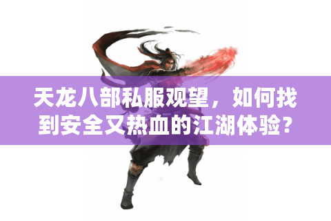 天龙八部私服观望，如何找到安全又热血的江湖体验？