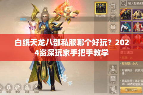 白纸天龙八部私服哪个好玩？2024资深玩家手把手教学