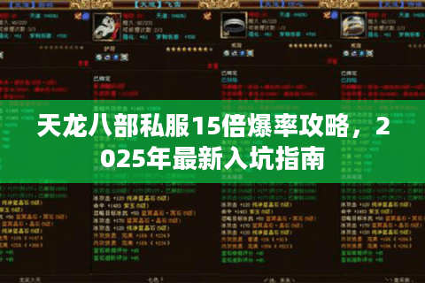 天龙八部私服15倍爆率攻略，2025年最新入坑指南