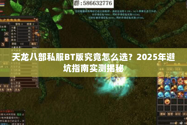 天龙八部私服BT版究竟怎么选？2025年避坑指南实测揭秘