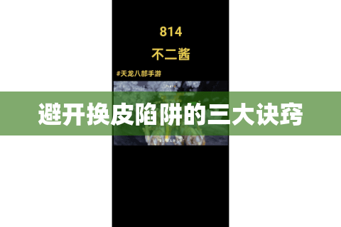 避开换皮陷阱的三大诀窍 避开换皮陷阱的三大诀窍