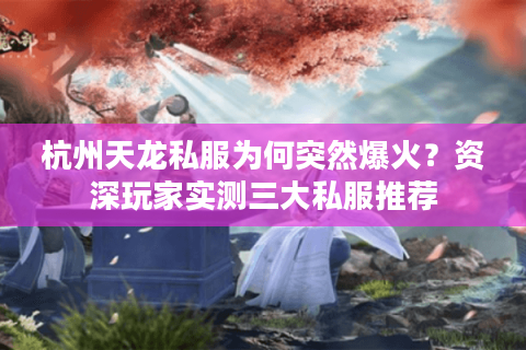 杭州天龙私服为何突然爆火？资深玩家实测三大私服推荐