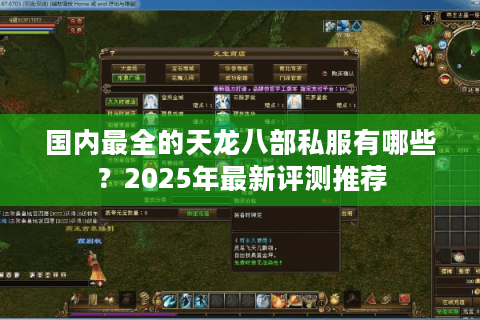 国内最全的天龙八部私服有哪些？2025年最新评测推荐