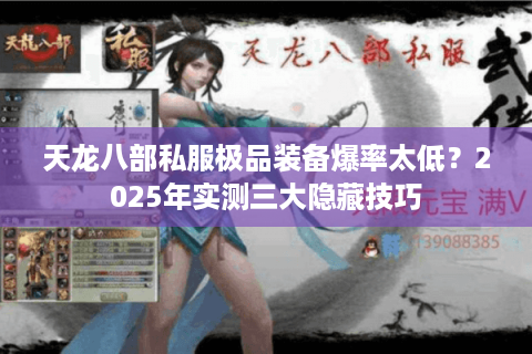 天龙八部私服极品装备爆率太低？2025年实测三大隐藏技巧