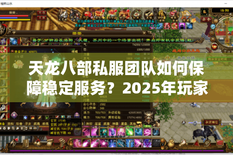 天龙八部私服团队如何保障稳定服务？2025年玩家避坑指南