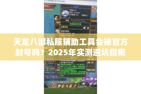 天龙八部私服辅助工具会被官方封号吗？2025年实测避坑指南