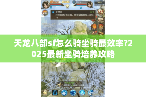 天龙八部sf怎么骑坐骑最效率?2025最新坐骑培养攻略