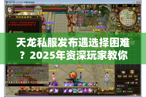 天龙私服发布遇选择困难？2025年资深玩家教你避坑五步法