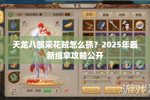 天龙八部采花贼怎么抓？2025年最新缉拿攻略公开