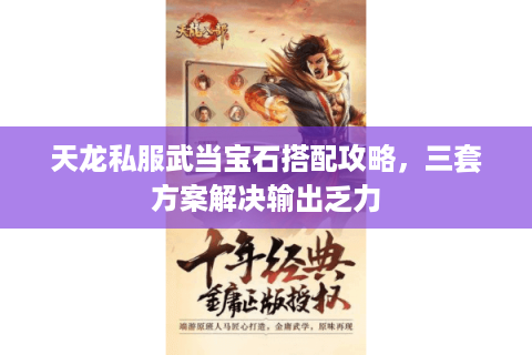 天龙私服武当宝石搭配攻略，三套方案解决输出乏力