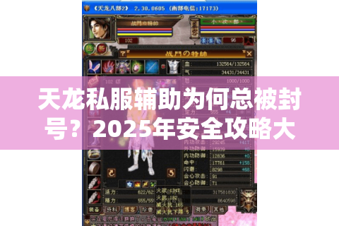 天龙私服辅助为何总被封号？2025年安全攻略大揭秘