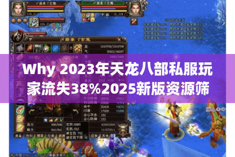 Why 2023年天龙八部私服玩家流失38%2025新版资源筛选实战手册