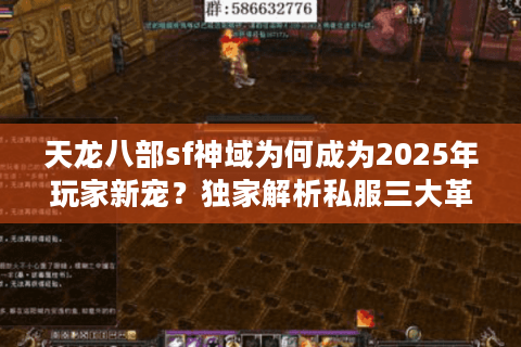 天龙八部sf神域为何成为2025年玩家新宠？独家解析私服三大革新