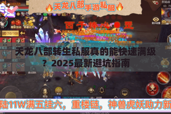天龙八部转生私服真的能快速满级？2025最新避坑指南