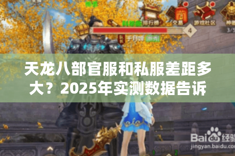 天龙八部官服和私服差距多大？2025年实测数据告诉你真相