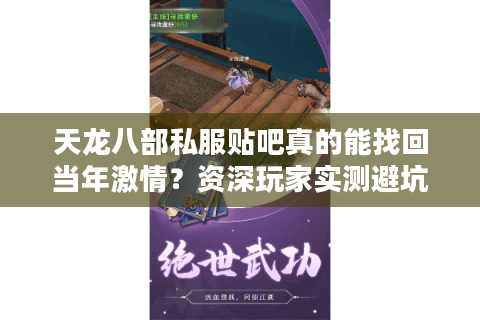 天龙八部私服贴吧真的能找回当年激情？资深玩家实测避坑指南