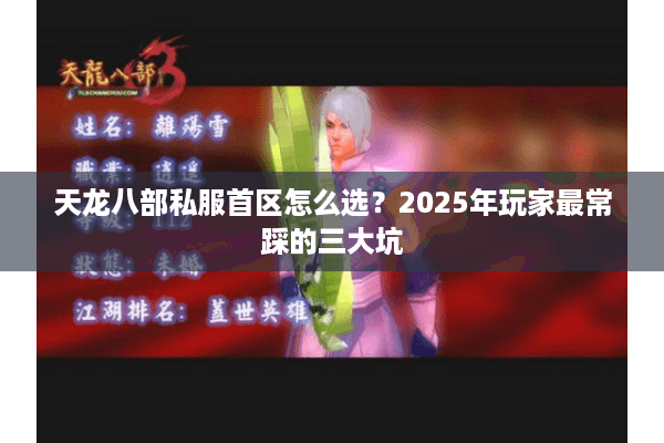 天龙八部私服首区怎么选？2025年玩家最常踩的三大坑