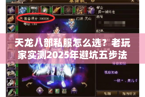 天龙八部私服怎么选？老玩家实测2025年避坑五步法