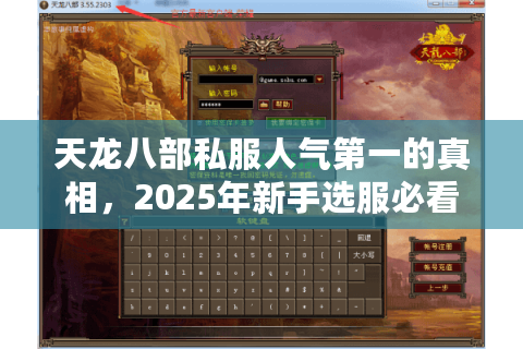 天龙八部私服人气第一的真相，2025年新手选服必看的3个细节