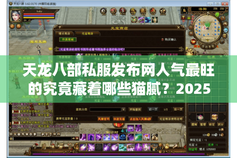 天龙八部私服发布网人气最旺的究竟藏着哪些猫腻?2025年实测避坑手册 天龙八部私服发布网人气最旺的究竟藏着哪些猫腻?2025年实测避坑手册