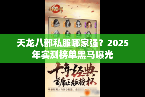 天龙八部私服哪家强？2025年实测榜单黑马曝光