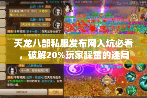 天龙八部私服发布网入坑必看，破解20%玩家踩雷的迷局