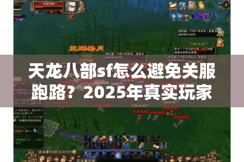 天龙八部sf怎么避免关服跑路？2025年真实玩家防坑手册