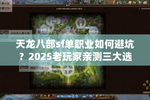 天龙八部sf单职业如何避坑？2025老玩家亲测三大选服铁律