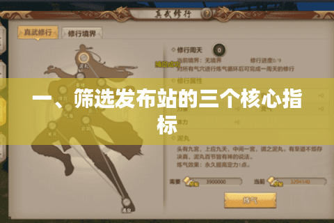 一、筛选发布站的三个核心指标