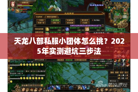 天龙八部私服小团体怎么挑？2025年实测避坑三步法