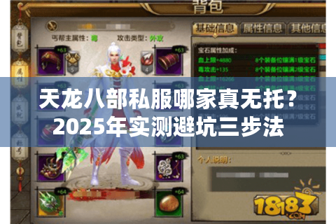 天龙八部私服哪家真无托？2025年实测避坑三步法