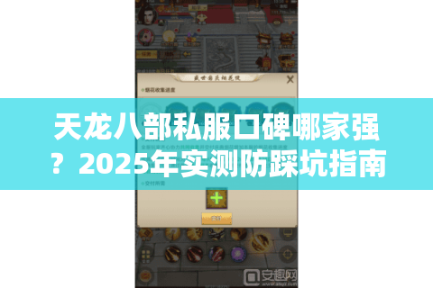 天龙八部私服口碑哪家强？2025年实测防踩坑指南