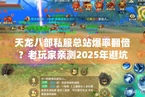 天龙八部私服总站爆率翻倍？老玩家亲测2025年避坑指南