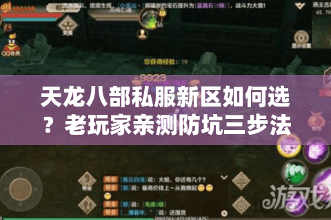天龙八部私服新区如何选？老玩家亲测防坑三步法