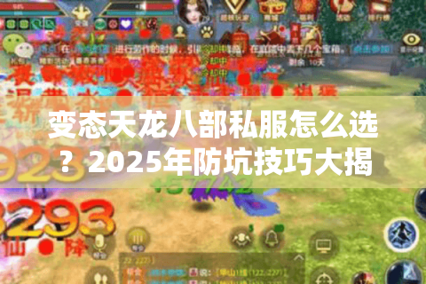 变态天龙八部私服怎么选？2025年防坑技巧大揭秘