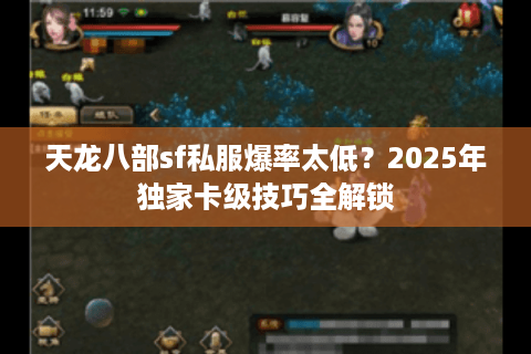 天龙八部sf私服爆率太低？2025年独家卡级技巧全解锁